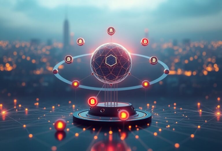 Editorial illustration for: Virtuals Protocol Climbs 5% as AI-Agent Token Economy Finds Steady Footing