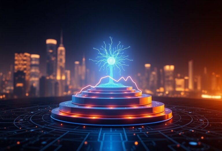 Editorial illustration for: Virtuals Protocol Holds Above $0.95 as AI Agent Token Market Stabilizes After April Selloff