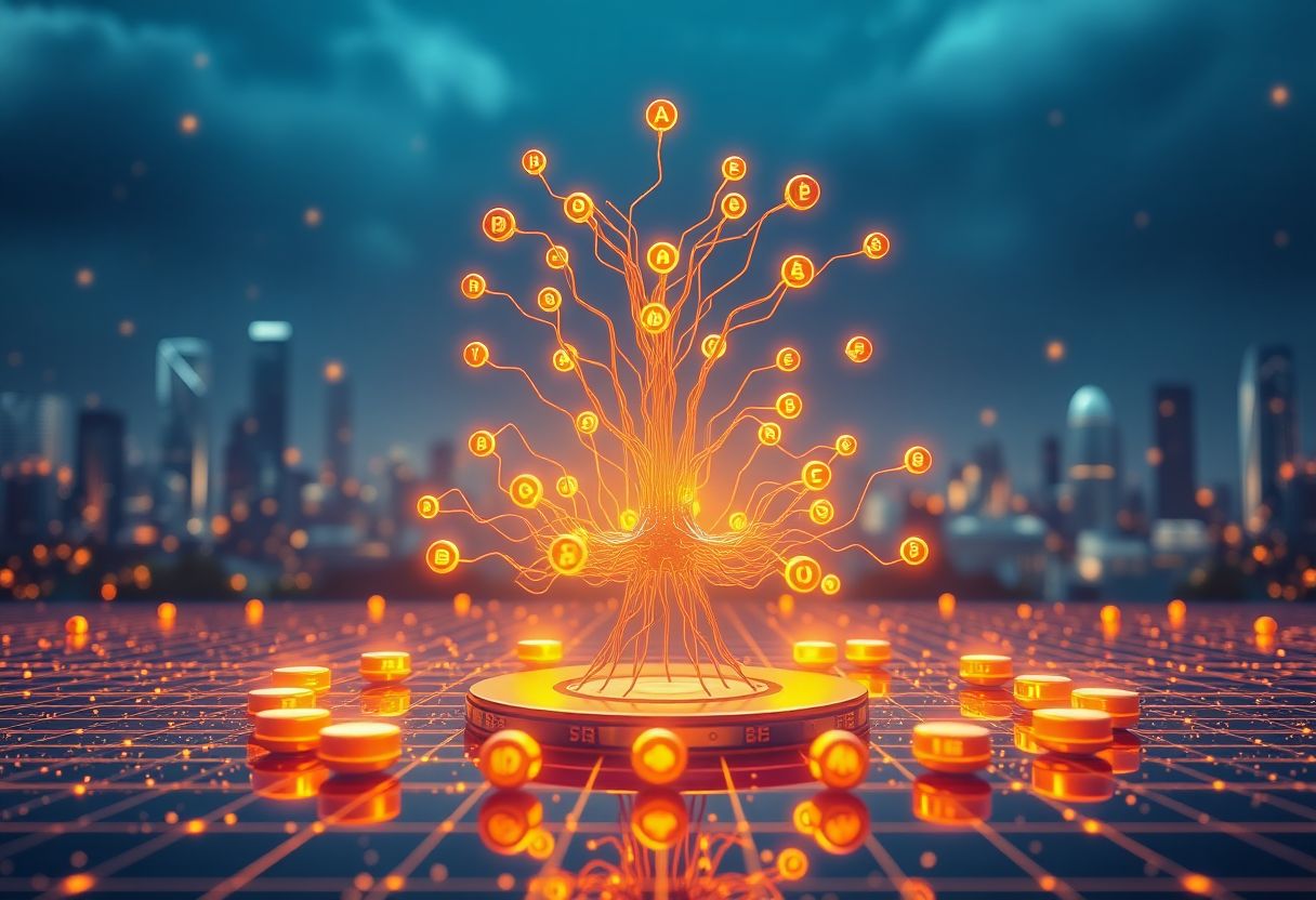 Editorial illustration for: Virtuals Protocol Holds Ground as AI Agent Token Rotation Accelerates