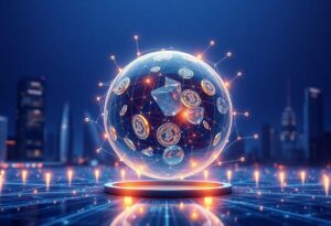 Editorial illustration for: Worldcoin Climbs 22% as AI-Identity Tokens Attract Fresh Capital