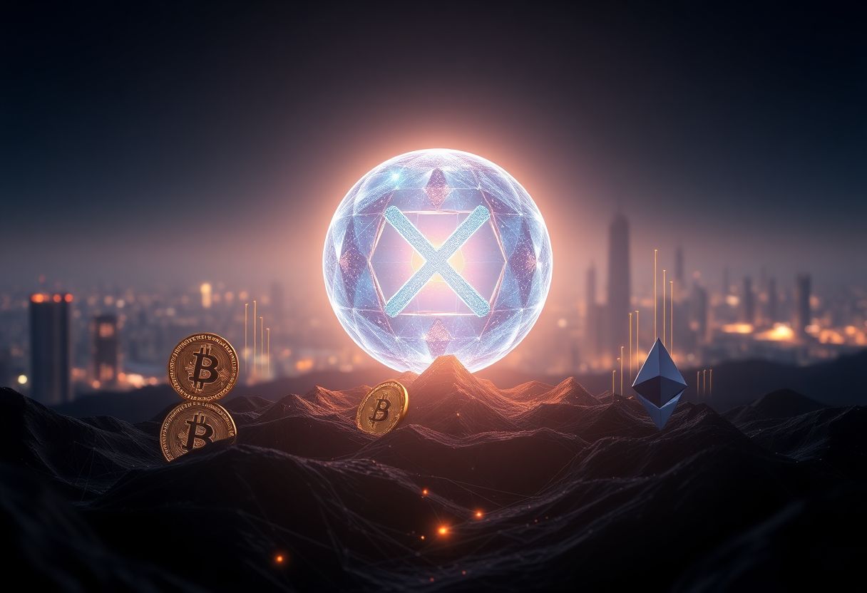 Editorial illustration for: XRP ETFs Draw $118M in May as Bitcoin and Ethereum Funds Bleed