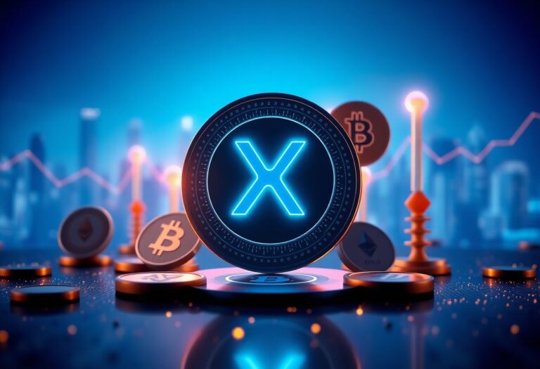 Editorial illustration for: XRP Funds Draw Fresh Inflows as Bitcoin and Ether Products Bleed