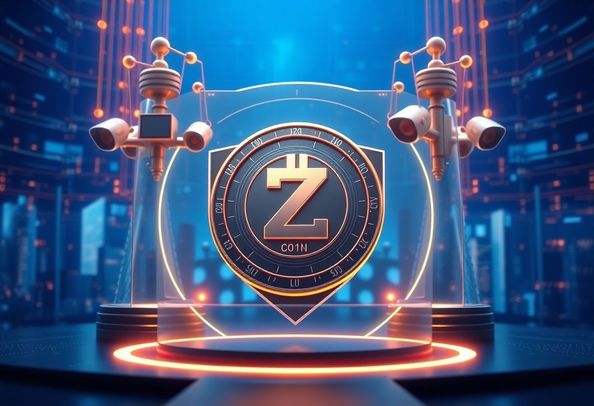 Editorial illustration for: Zcash and the Privacy Argument That Regulators Keep Testing