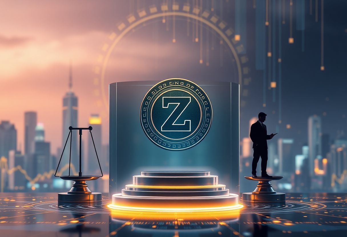 Editorial illustration for: Zcash Climbs 10% and Trends as Privacy Coin Debate Returns