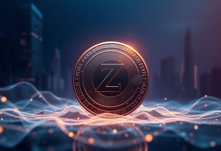 Editorial illustration for: Zcash Draws Fresh Attention as Privacy Coin Volume Tops $585M