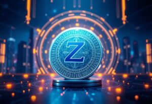Editorial illustration for: Zcash Holds $595 as Privacy Cryptocurrency Trends Amid Growing Demand for Shielded Transactions