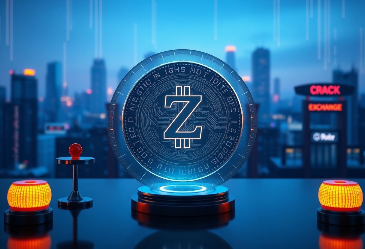 Editorial illustration for: Zcash Holds Rank 95 as Privacy Coin Faces Regulatory Headwinds in May 2026