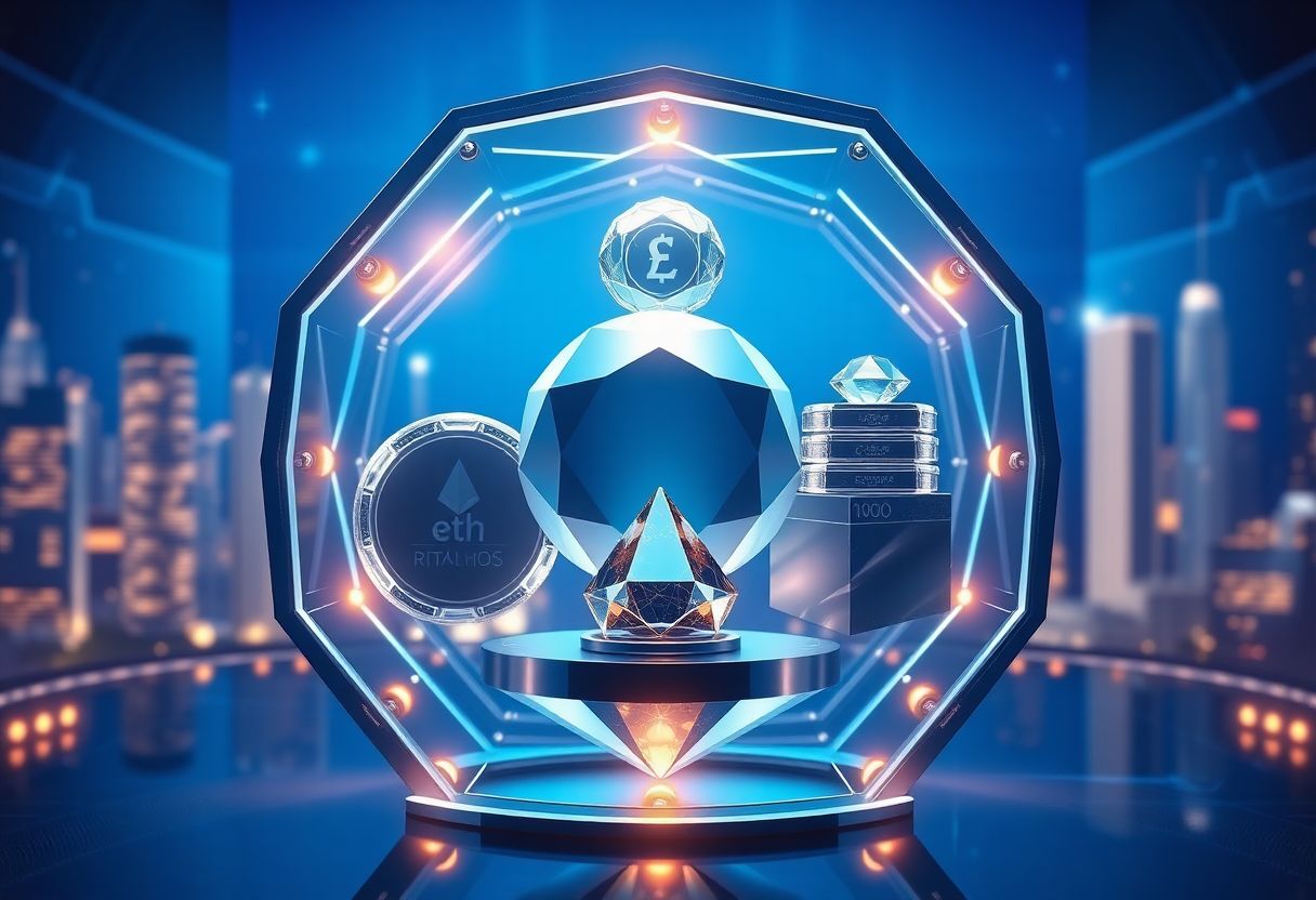 Editorial illustration for: Eightco Holdings Builds $437M Treasury With OpenAI, ETH, Worldcoin
