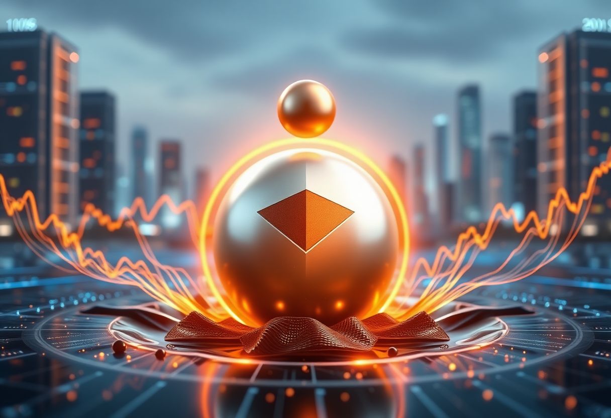 Editorial illustration for: Ethereum Breaks Down Against Bitcoin as ETF Outflows Deepen